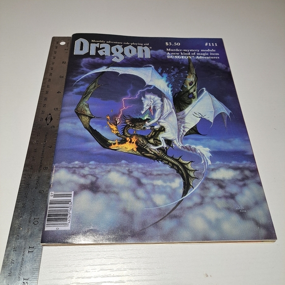 The Dragon Magazine Issue 111 July 1986 vintage D&D - Picture 9 of 9